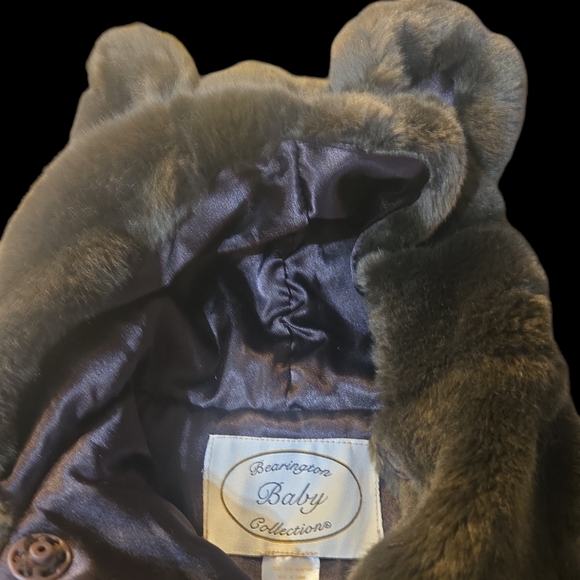 Bearington Baby Collection Faux Fur jacket with ears - Picture 2 of 3